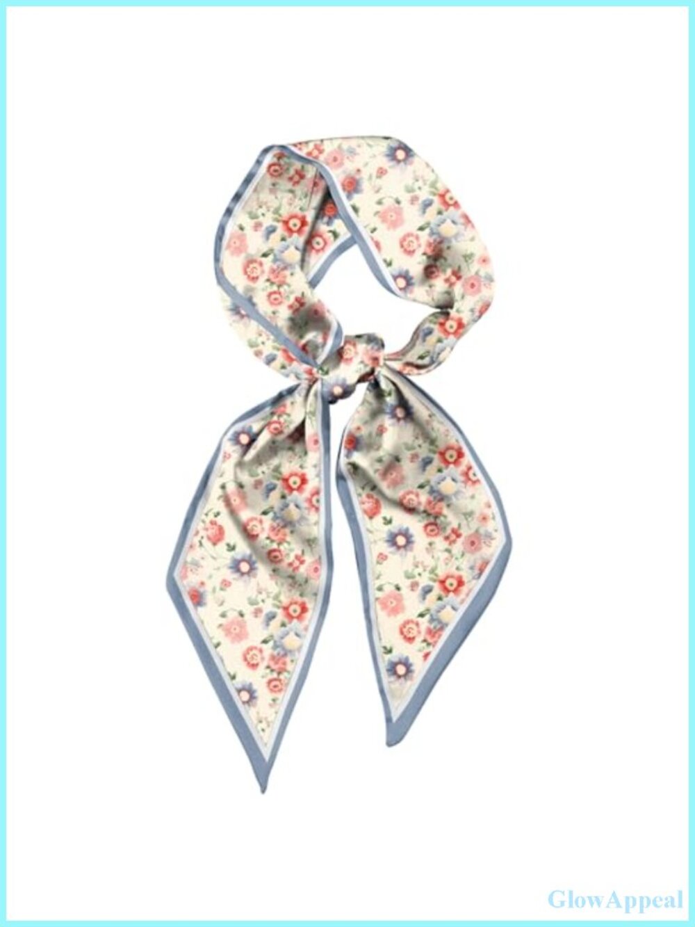 Silk Feeling Satin Scarf Long Neck Scarf for Bag Decoration Hair Head Wrap Women